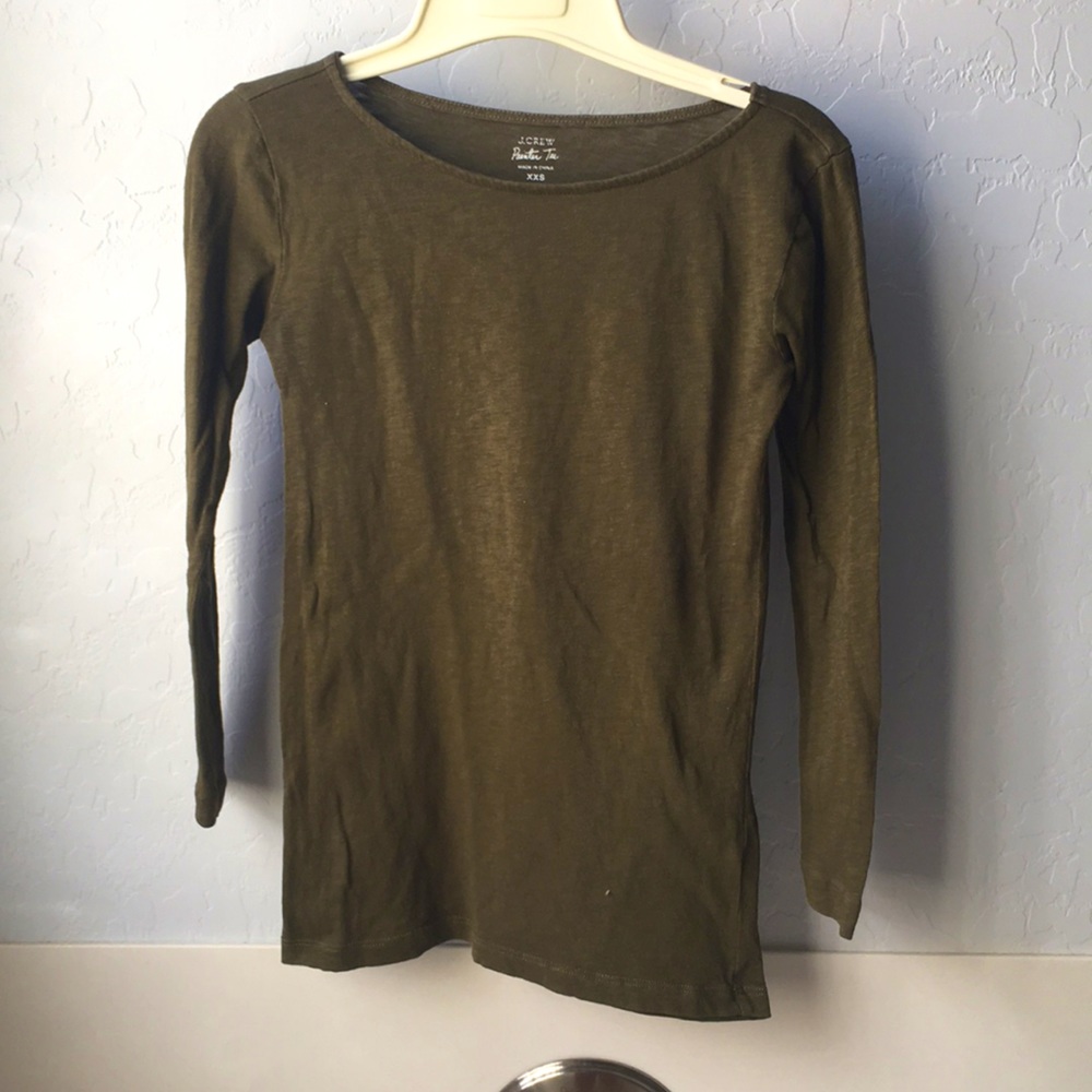 J.Crew painter tee - olive green